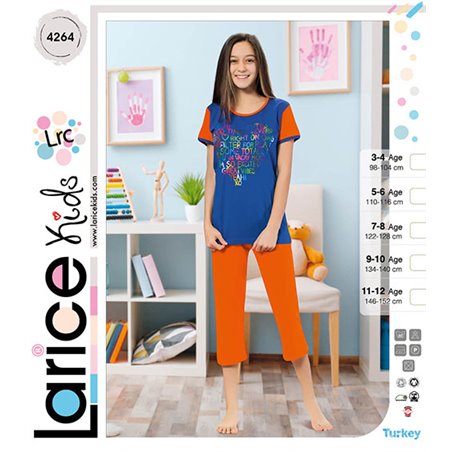 Пижама для девочки летняя LariceKids (4264)