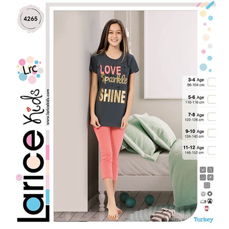Пижама для девочки летняя LariceKids (4265)