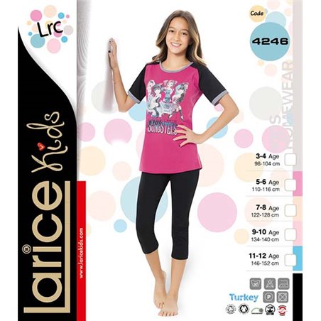Пижама для девочки летняя LariceKids (4246)
