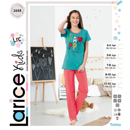 Пижама для девочки летняя LariceKids (2658)