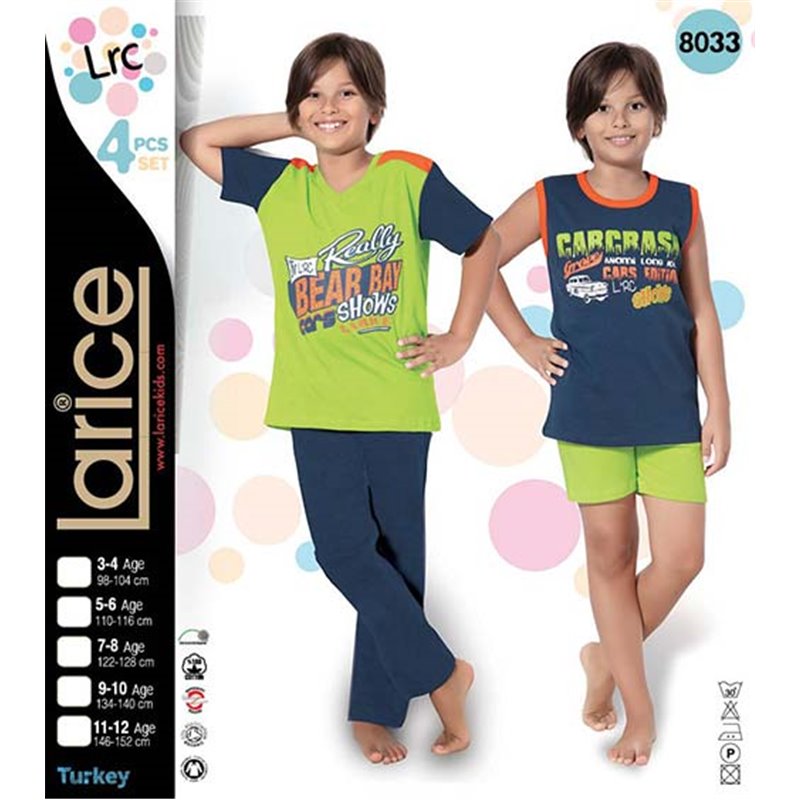 Пижама для мальчика легкая LariceKids (8033)