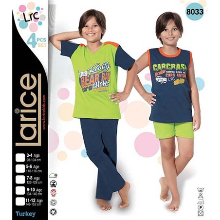 Пижама для мальчика легкая LariceKids (8033)