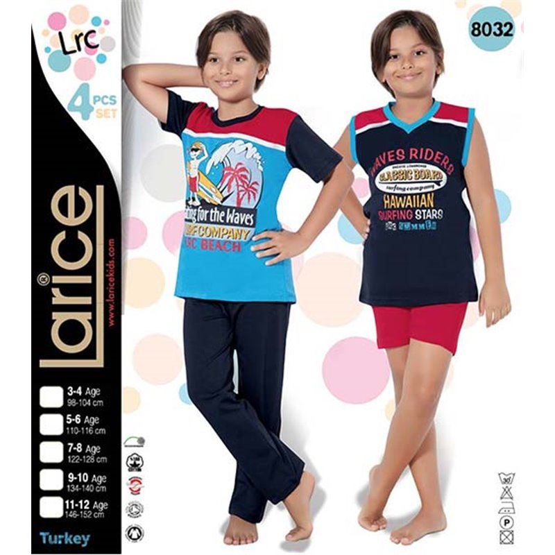 Пижама для мальчика легкая LariceKids (8032)