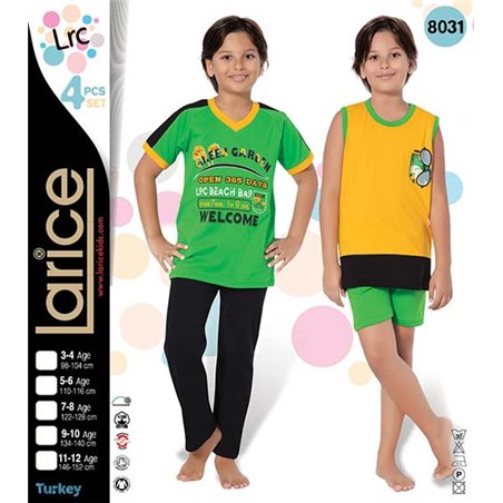 Пижама для мальчика легкая LariceKids (8031)