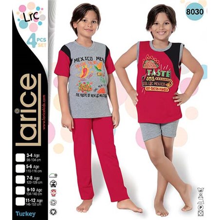 Пижама для мальчика легкая LariceKids (8030)