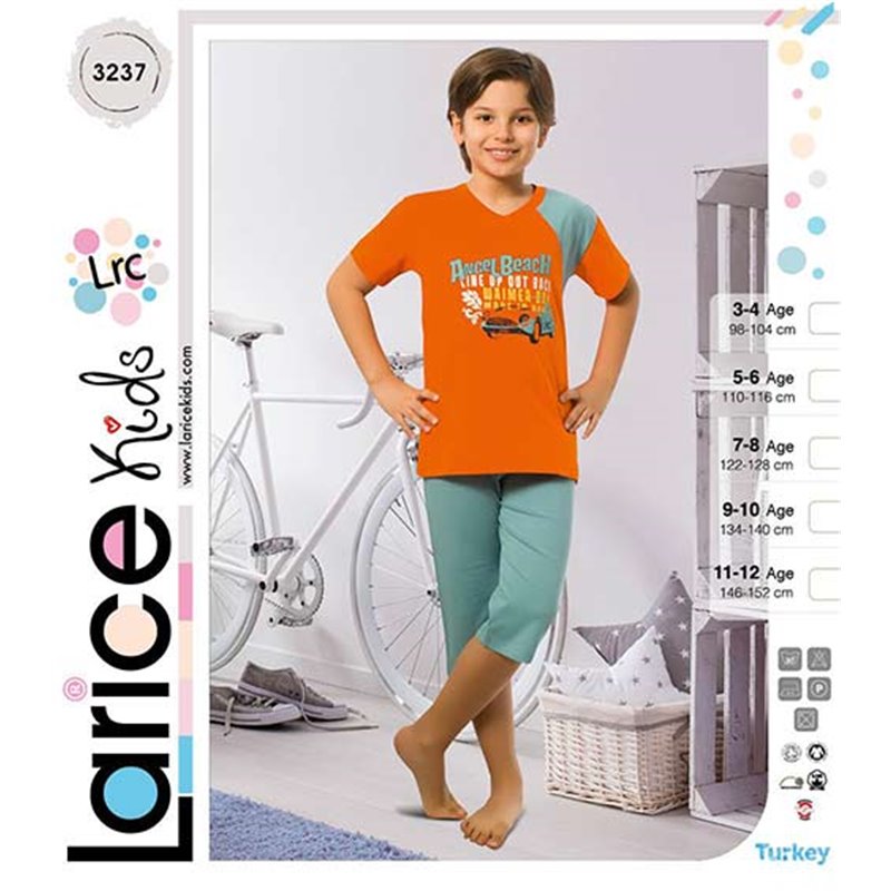 Пижама для мальчика легкая LariceKids (3237)