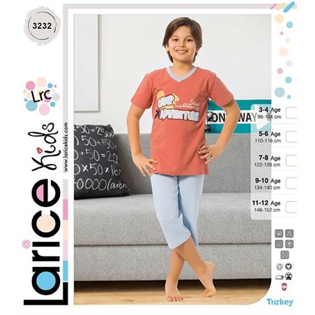 Пижама для мальчика легкая LariceKids (3232)