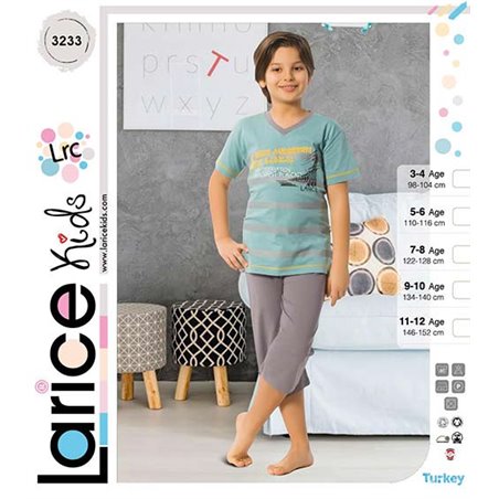 Пижама для мальчика легкая LariceKids (3233)