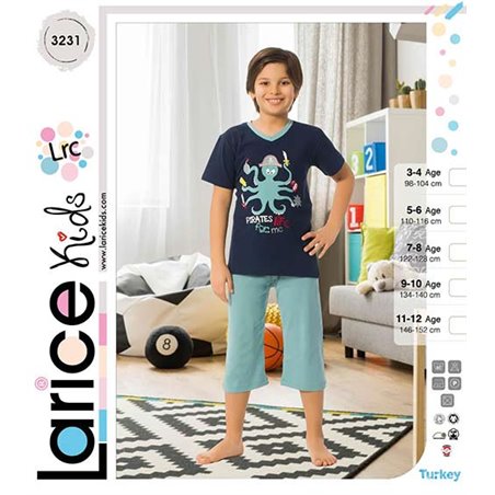 Пижама для мальчика легкая LariceKids (3231)