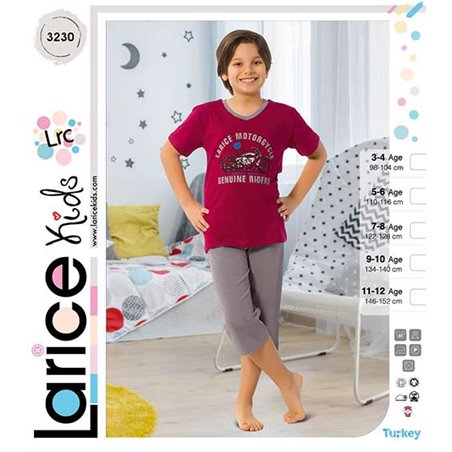 Пижама для мальчика легкая LariceKids (3230)