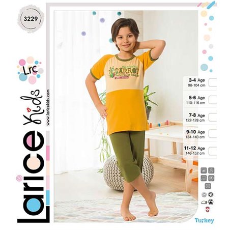 Пижама для мальчика легкая LariceKids (3229)