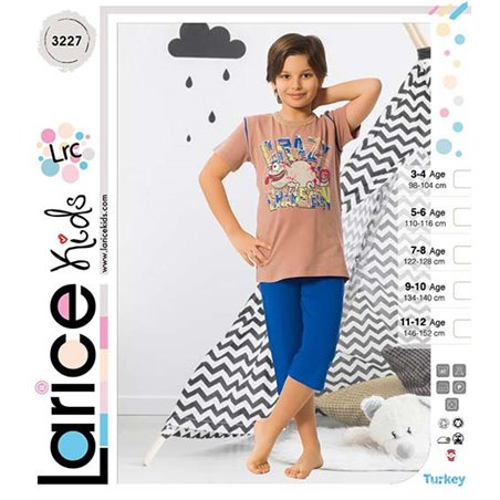 Пижама для мальчика легкая LariceKids (3227)
