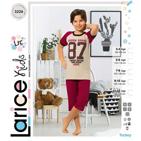 Пижама для мальчика легкая LariceKids (3226)