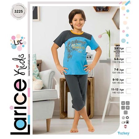 Пижама для мальчика легкая LariceKids (3225)