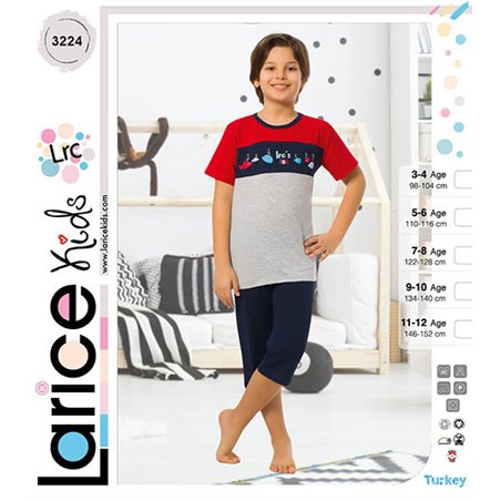 Пижама для мальчика легкая LariceKids (3224)