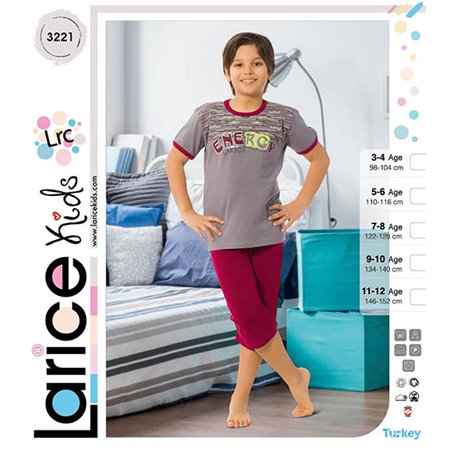 Пижама для мальчика легкая LariceKids (3221)