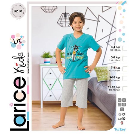 Пижама для мальчика легкая LariceKids (3218)