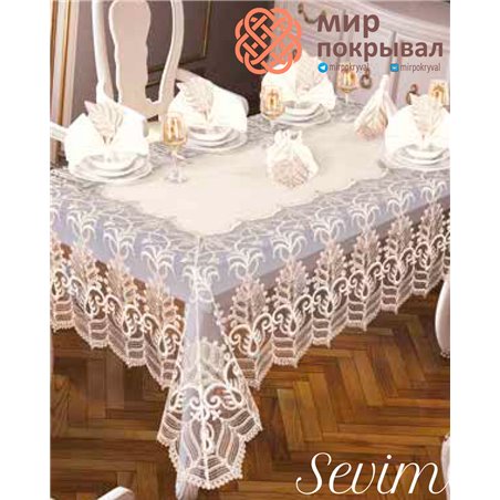 Скатерть с салфетками Selin Yemek Seuim