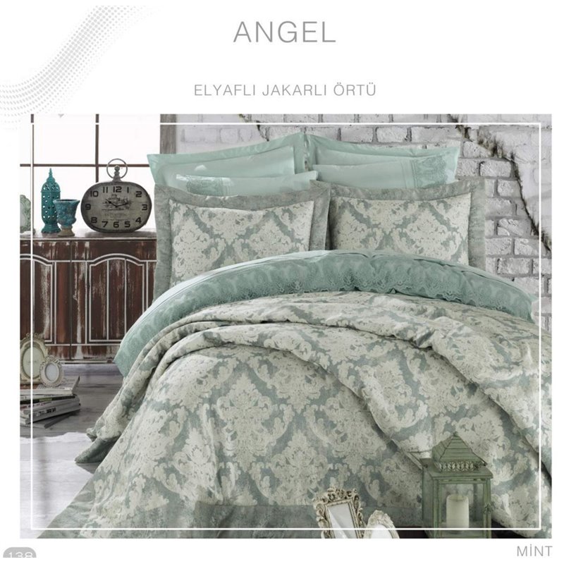 Покрывало жаккардовое Dantela ANGEL ELYAFLI JAKARLI MNT