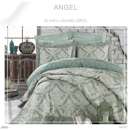 Покрывало жаккардовое Dantela ANGEL ELYAFLI JAKARLI MNT