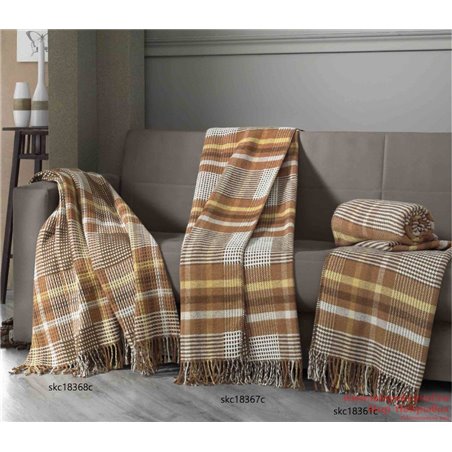 Плед Sesli skc18367c Cotton Scotch