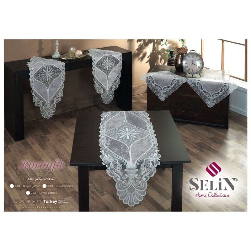 Скатерть Selin Karanfil