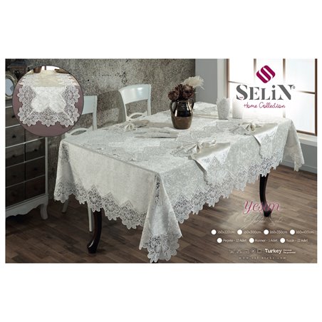 Скатерть Selin Yesim с салфетками