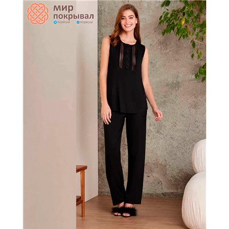 Халат+сорочка Pierre Cardin 2800 siyah