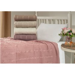 Плед вязанный Erguvan Seker-4058 GelinHome 2