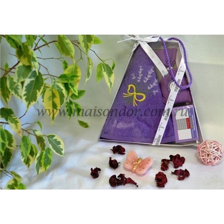 Набор кухонное полотенце+ мыло Maison D'or NEW LAVANDER
