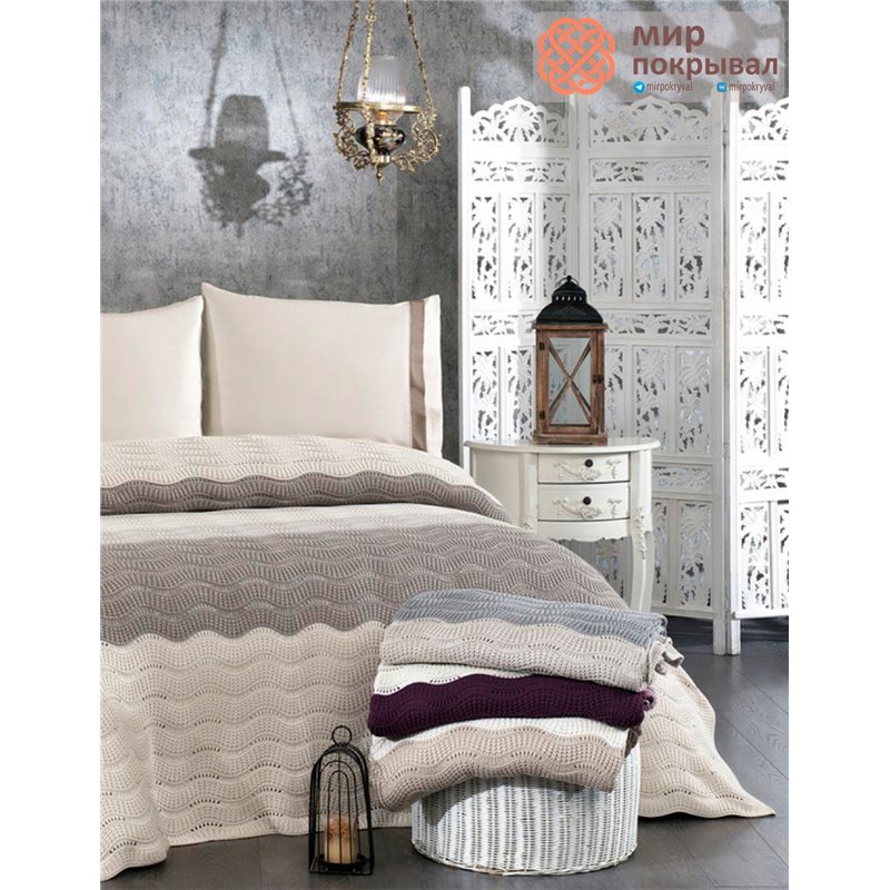 Плед вязанный Yelpaze 4Pcs-4004 GelinHome