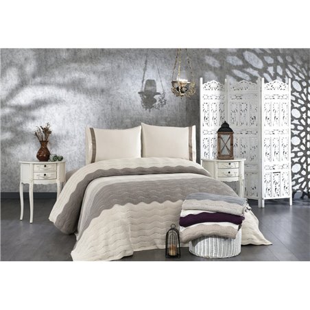 Плед вязанный Yelpaze 4Pcs-4004 GelinHome