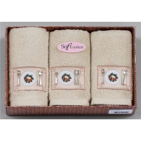 Набор кухонных полотенец Soft Cotton KITCHEN 3 шт