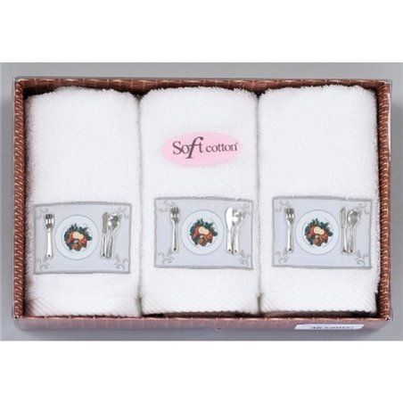 Набор кухонных полотенец Soft Cotton KITCHEN 3 шт
